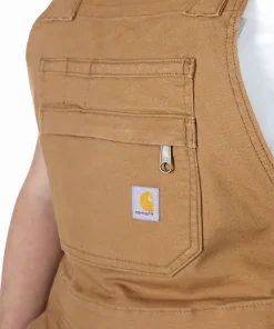 Carhartt Women's Relaxed Fit Canvas Shortall Carhartt Brown