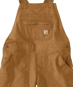 Carhartt Women's Relaxed Fit Canvas Shortall Carhartt Brown