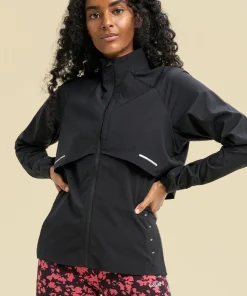 Casall Women's Dynamic Windbreaker Jacket Black