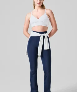 Casall Women's Flare High Waist Pant Core Blue