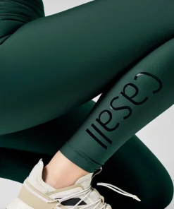 Casall Women's Graphic Sport Tights Dark Pine