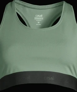 Casall Women's Graphic Sports Bra Dusty Green