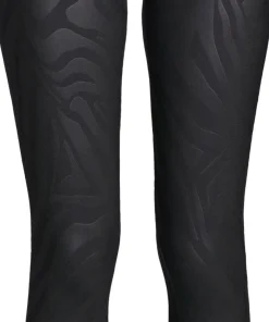 Casall Women's Heat Printed High Waist Tights Zebra Black