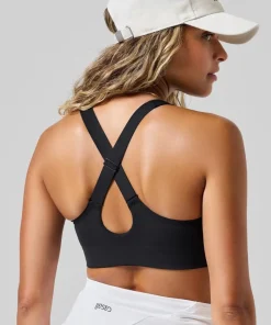 Casall Women's Impact Zip Sports Bra Black