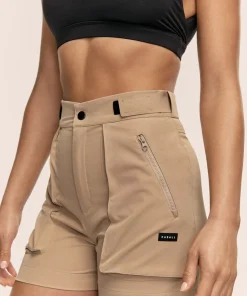 Casall Women's Outdoor Active Shorts Dark Sand