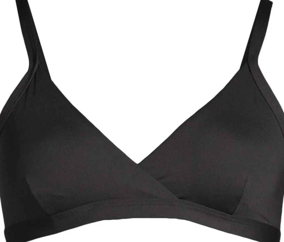 Casall Women's Overlap Bikini Top Black