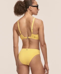 Casall Women's Overlap Bikini Top Sunflower