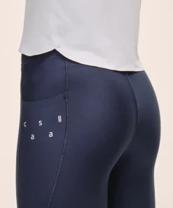 Casall Women's Pure Pocket High Waist Tights Core Blue