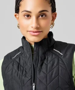 Casall Women's Quilted Running Vest Black