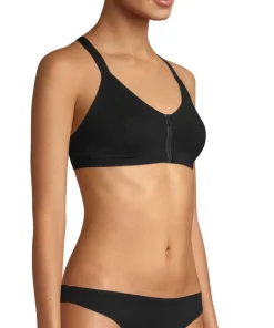 Casall Women's Scuba Zip Bikini Top Black