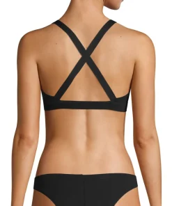 Casall Women's Scuba Zip Bikini Top Black