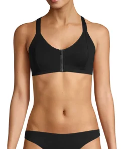 Casall Women's Scuba Zip Bikini Top Black