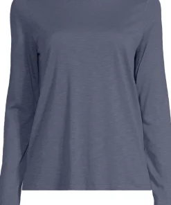 Casall Women's Soft Texture Long Sleeve Core Blue