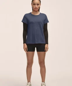 Casall Women's Soft Texture Tee Core Blue
