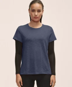 Casall Women's Soft Texture Tee Core Blue