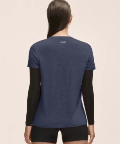 Casall Women's Soft Texture Tee Core Blue