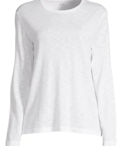 Casall Women's Soft Texture Long Sleeve White
