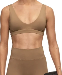 Casall Women's Soft Touch Padded Sports Bra Light Khaki