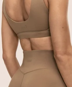 Casall Women's Soft Touch Padded Sports Bra Light Khaki