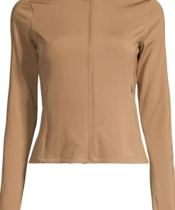 Casall Women's Soft Touch Zip Jacket Light Khaki