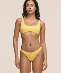Casall Women's Vibrant U-Shape Bikini Top Sunflower