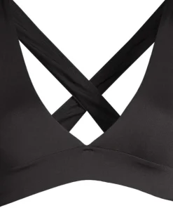 Casall Women's V-Neck Crossback Bikini Top Black