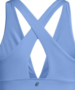 Casall Women's V-Neck Crossback Bikini Top Riviera Blue