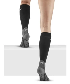 CEP Women's Hiking Light Merino Tall Compression Socks Black