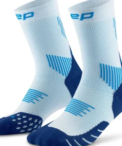 CEP Women's Run Socks Mid Cut 5.0 Ice/blue