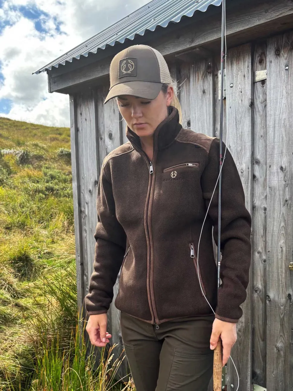 Chevalier Women's Ashwick Fleece Jacket Brown