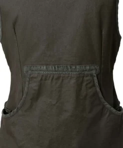 Chevalier Women's Vintage Dogsport Vest Leather Brown