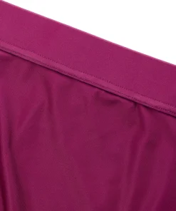 ColourWear Women's High Waist Bikini Bottom Purple