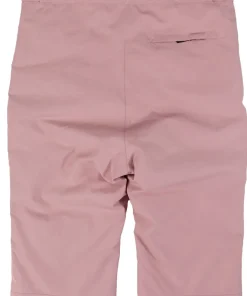 ColourWear Women's Slash Bib Pants Dark Rose