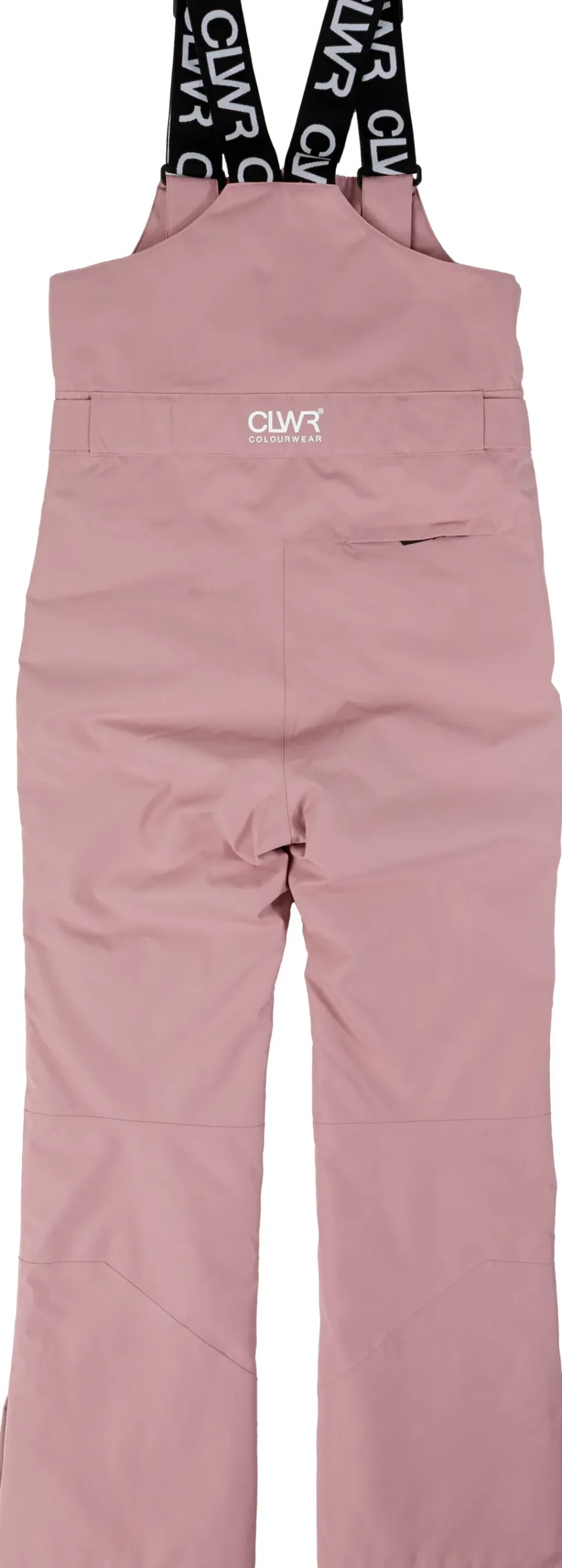 ColourWear Women's Slash Bib Pants Dark Rose