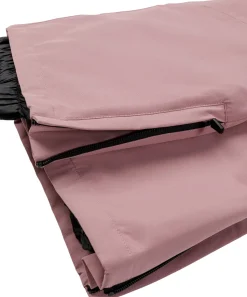 ColourWear Women's Slash Bib Pants Dark Rose