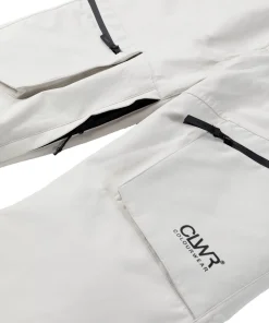 ColourWear Women's Slash Bib Pants Off-White