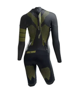 Colting Wetsuits Women's Swimrun Wetsuit Sr03 Black/Yellow