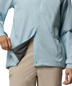Columbia Women's Trailborne 2.5L Packable Waterproof Jacket Marine Light