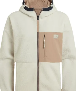 Craghoppers Women's Longlands Reversible Hooded Jacket Ecru / Warm Beige