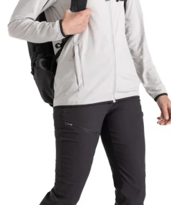 Craghoppers Women's Nosilife Afia Hooded Jacket Light Grey Marl