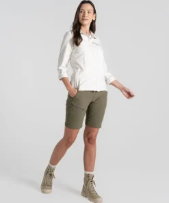 Craghoppers Women's Nosilife Pro Convertible Trouser III Wild Olive