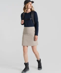 Craghoppers Women's Nosilife Pro Skort Soft Mushroom