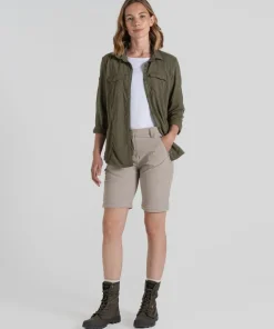 Craghoppers Women's Nosilife Pro Convertible Trouser III Soft Mushroom