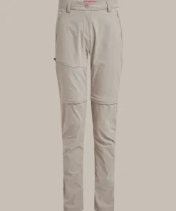 Craghoppers Women's Nosilife Pro Convertible Trouser III Soft Mushroom