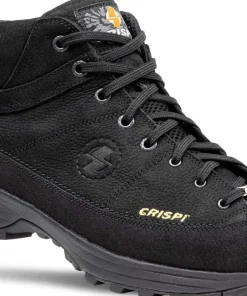 Crispi Unisex A-Way Mid Nubuk Gore-Tex Black
