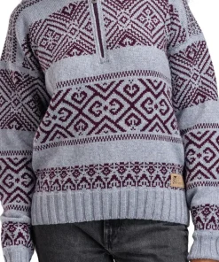 Dale of Norway Women's Rasletind Sweater Light Blue/Melange Wine