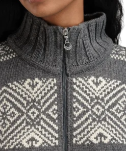 Dale of Norway Women's Rasletind Sweater Dark Charcoal/Offwhite