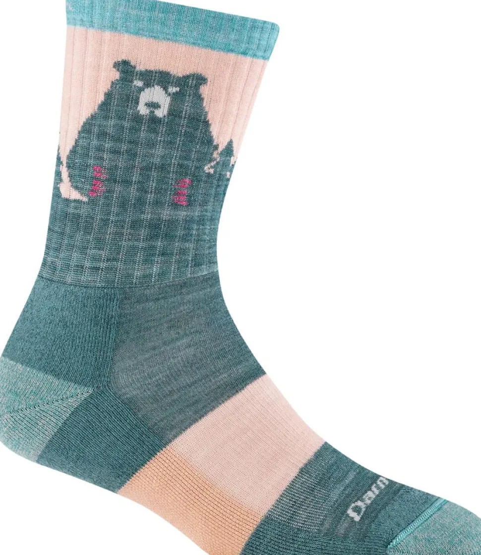 Darn Tough Women's Bear Town Micro Crew Light Cushion Quartz