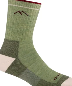 Darn Tough Women's Hiker Micro Crew Midweight Hiking Sock Cushion Mint