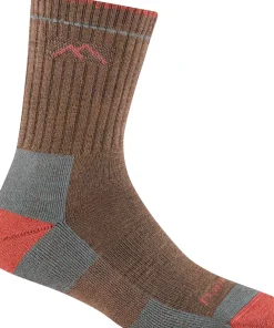 Darn Tough Women's Hiker Micro Crew Midweight Hiking Sock Cushion Bark